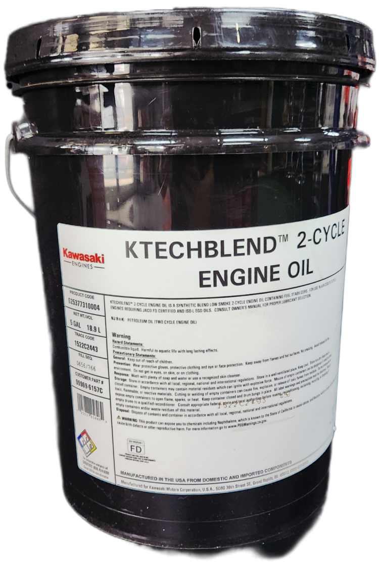 Kawasaki KTECH Blend 2-Cycle Engine Oil – 5 Gallon Pail | 99969-6157C