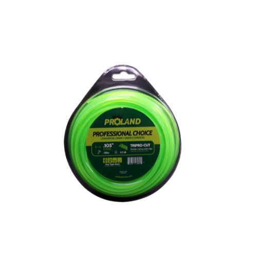 Proland Trimmer Line .105 Tripro cut Flexible Cutting Triple Edge TC-105-1/2LB