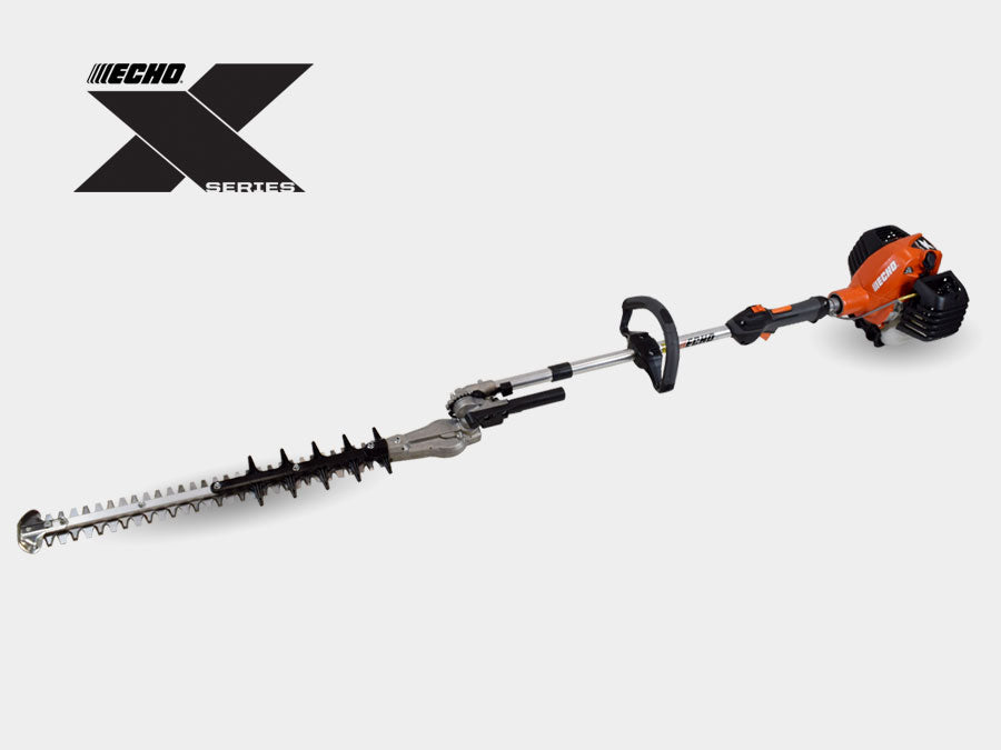 ECHO HCA-2620S articulating hedge trimmer / cortasetos articulado de 21 pulgadas