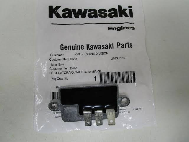 Kawasaki Genuine OEM 15 Amp Voltage Regulator – FR / FS / FX Series | 21066-7017