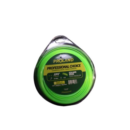 Proland Trimmer Line .095 Square Edge Flexible Cutting Four Edge SE-095-1LB